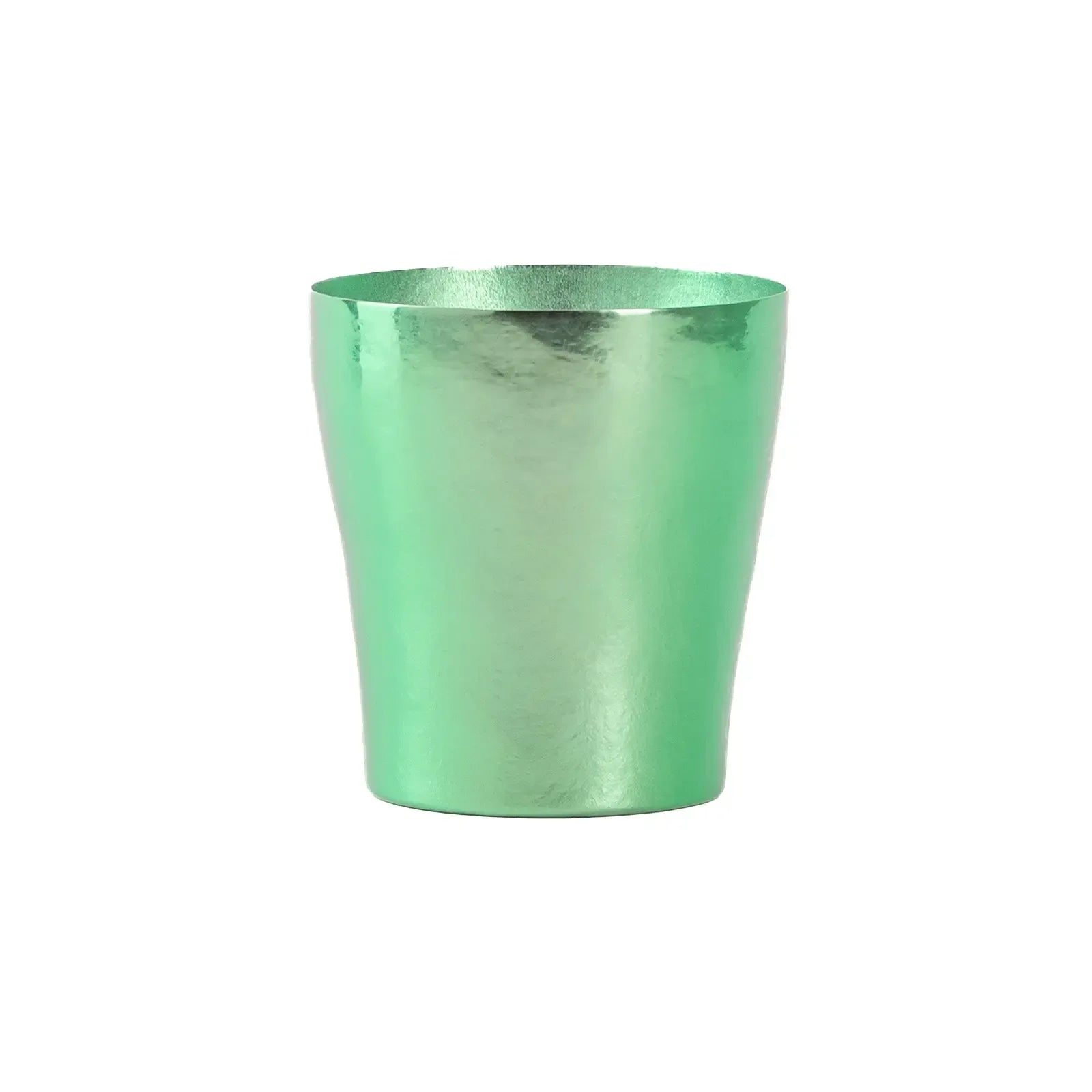 Front view of 250ml green titanium tumbler by HORIE Rei Series