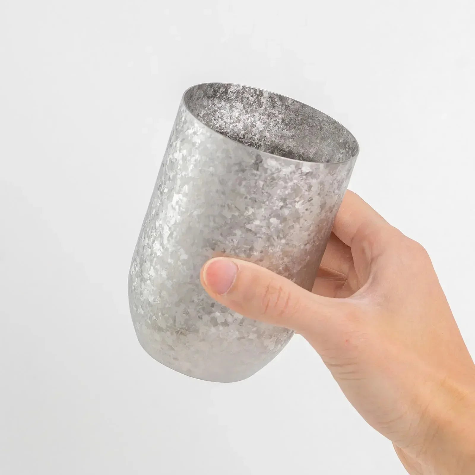 Japanese HORIE Kamazukuri Series Double Wall Titanium Tumbler Silver 400 ml HORIE