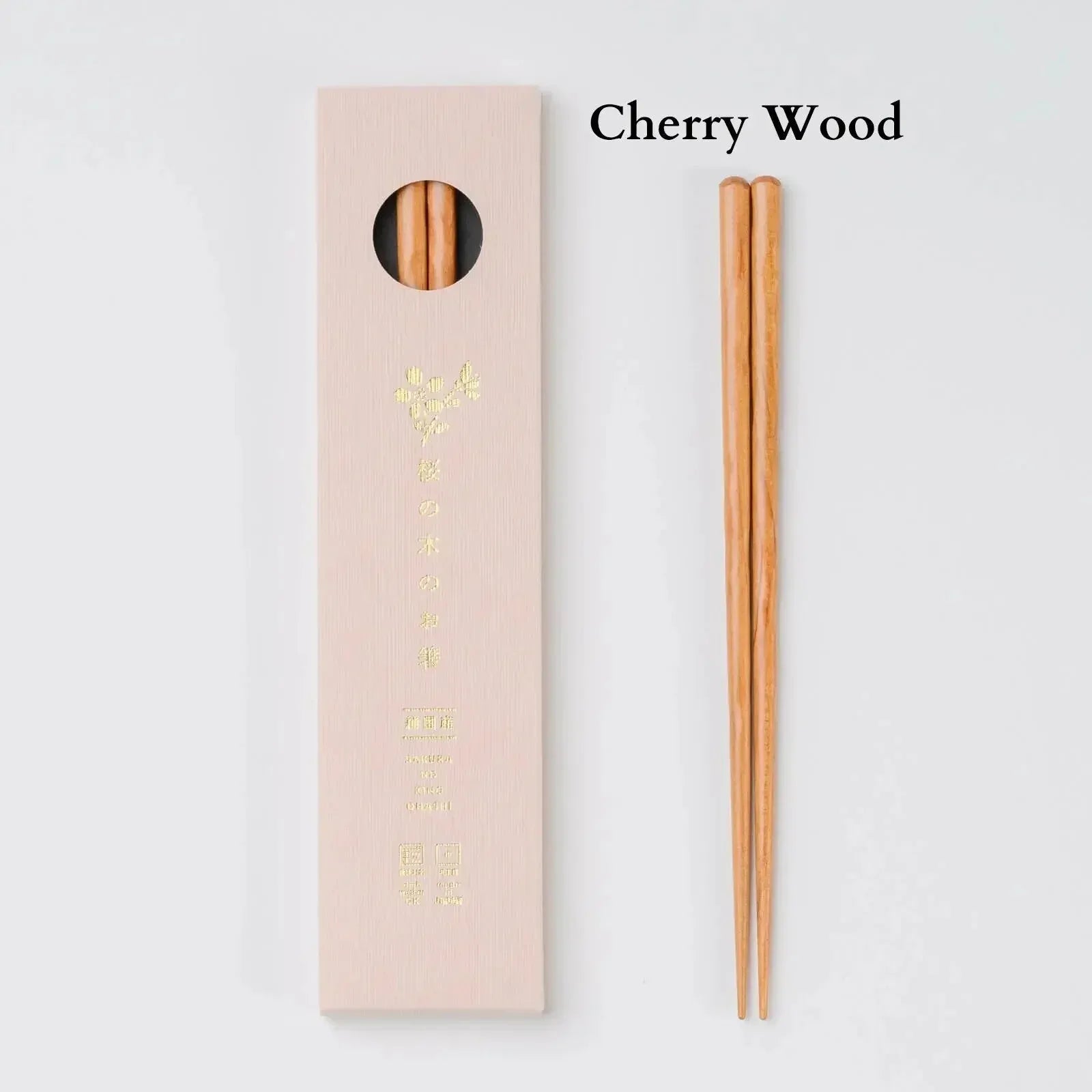 Japanese Natural Wood Chopsticks – 23cm, Handcrafted in Japan KyotoLux