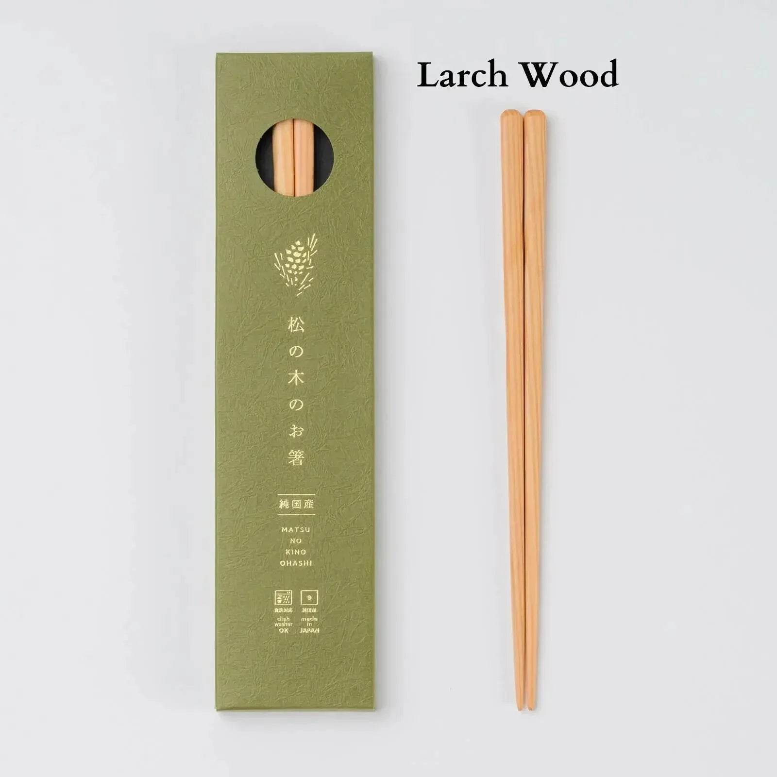 Japanese Natural Wood Chopsticks – 23cm, Handcrafted in Japan KyotoLux