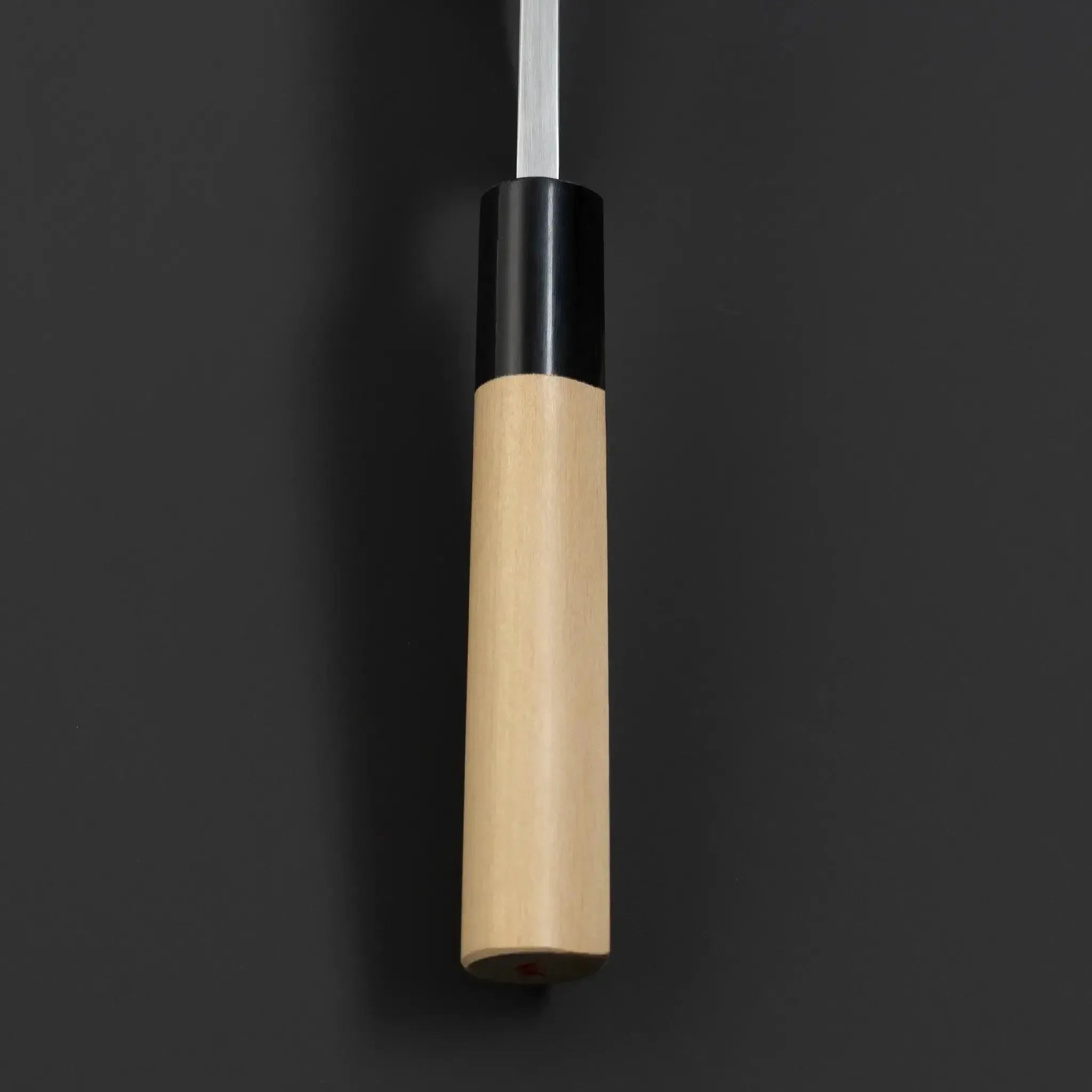 Masamoto KS Series Honkasumi White Steel No.2 Deba Knife Handle Top View