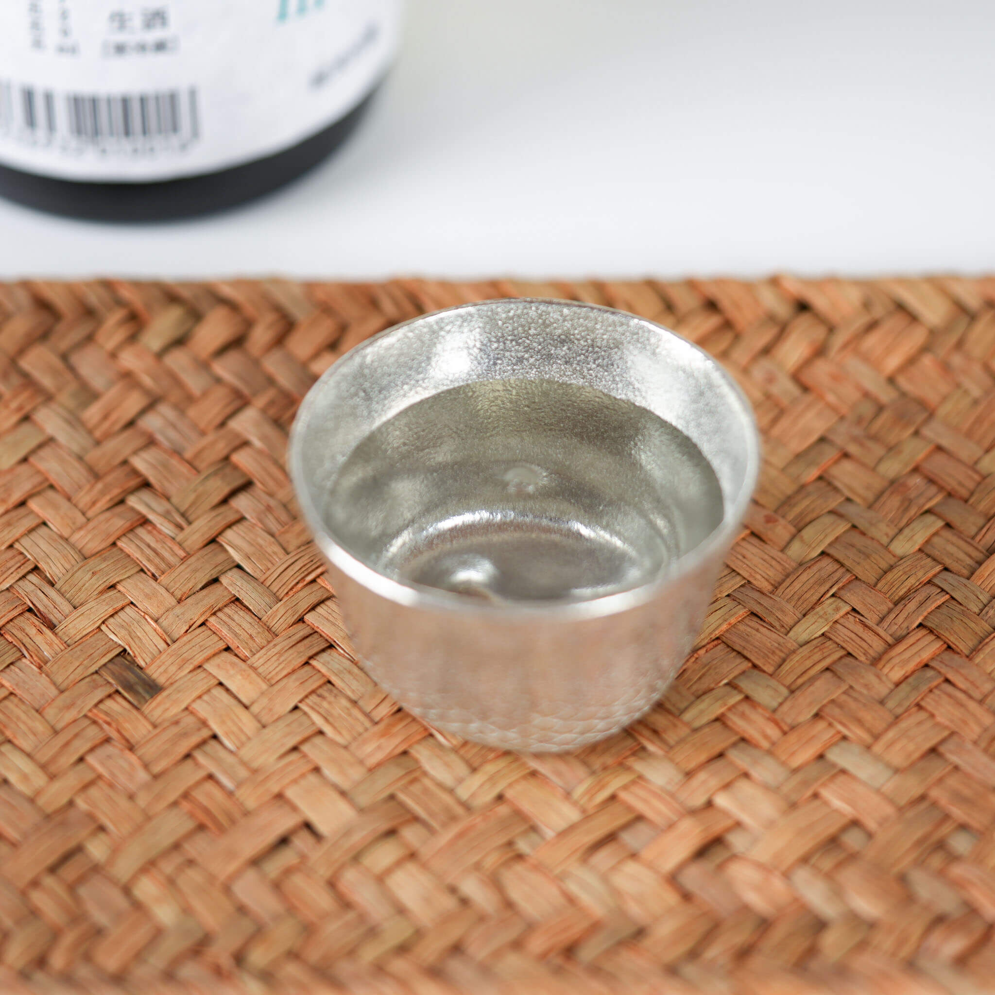 Nousaku Pure Tin Zodiac Sake Cup - Snake Nousaku