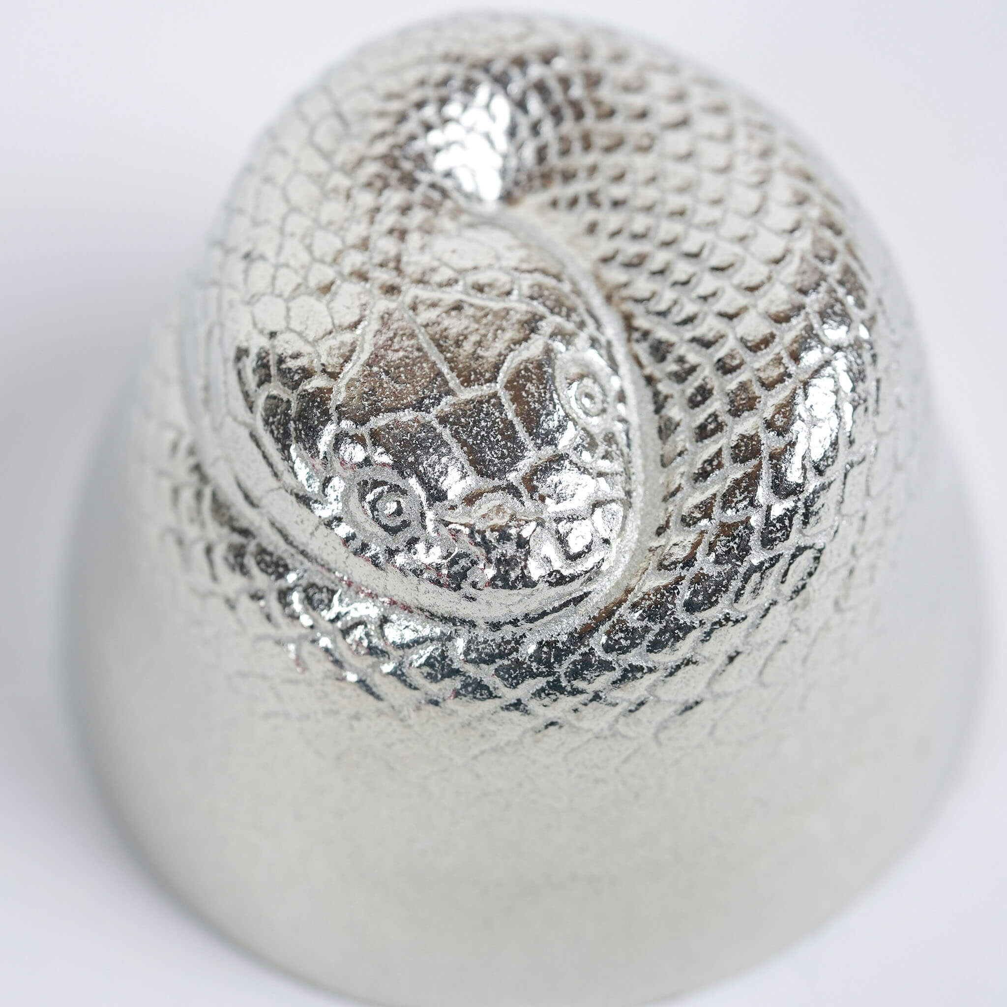 Nousaku Pure Tin Zodiac Sake Cup - Snake Nousaku
