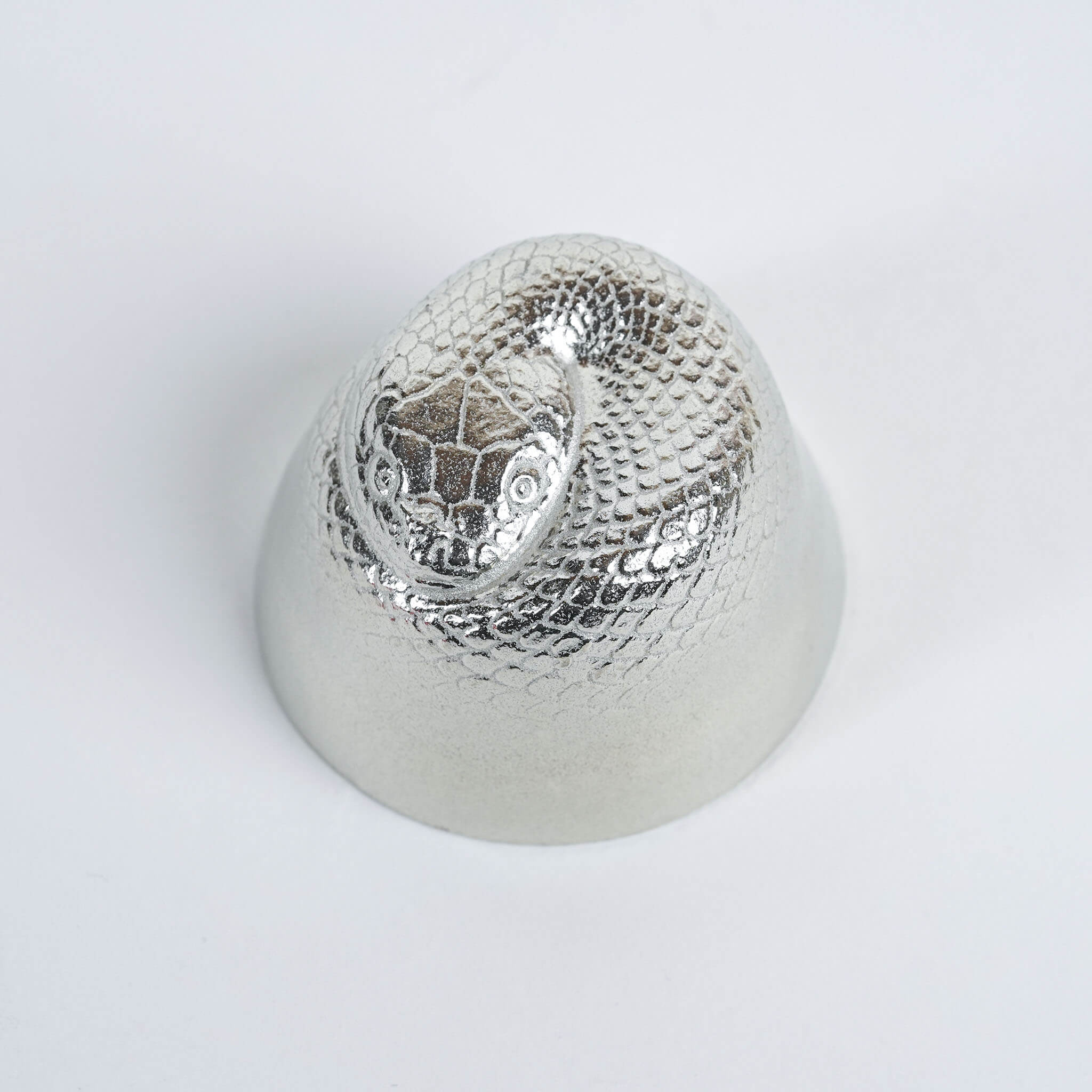 Nousaku Pure Tin Zodiac Sake Cup - Snake Nousaku