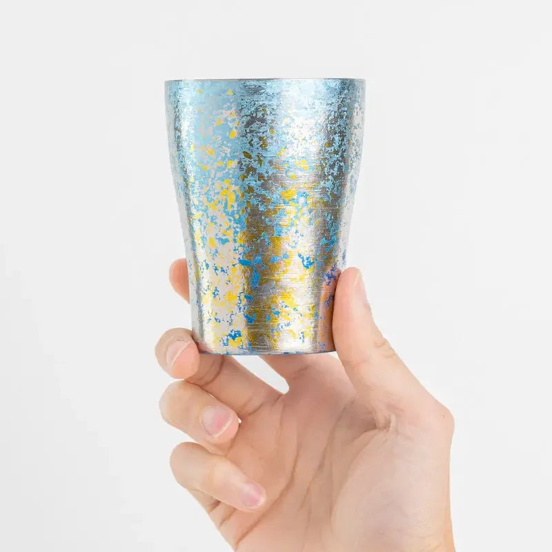 HORIE Taiko Series Titanium Tumbler – Blue 250ml HORIE