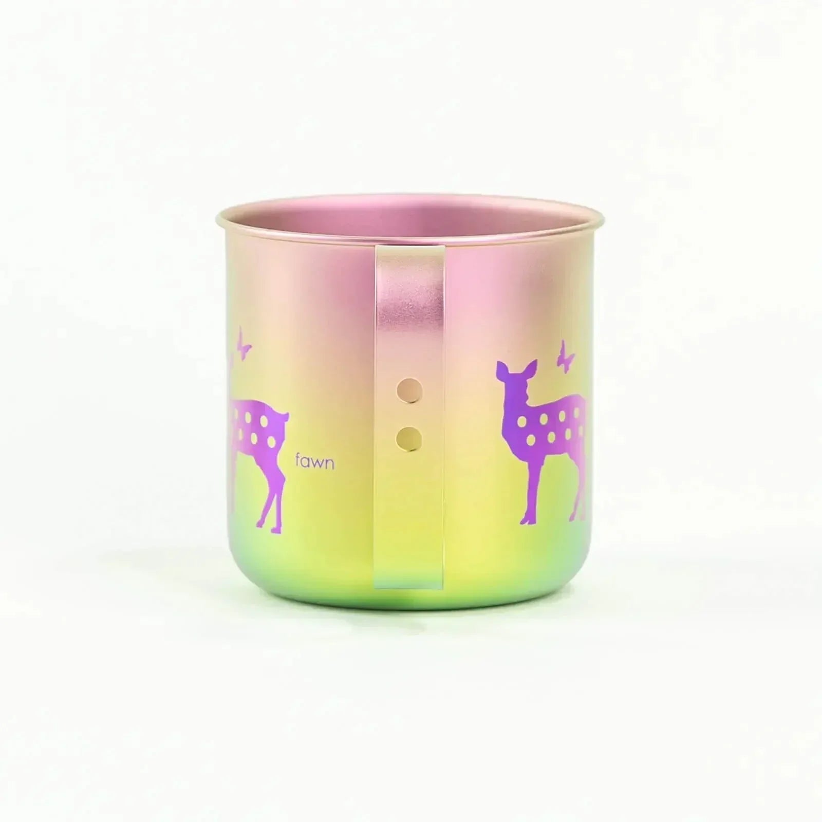 HORIE Pure Titanium Deer Mug – Rainbow Gradient HORIE