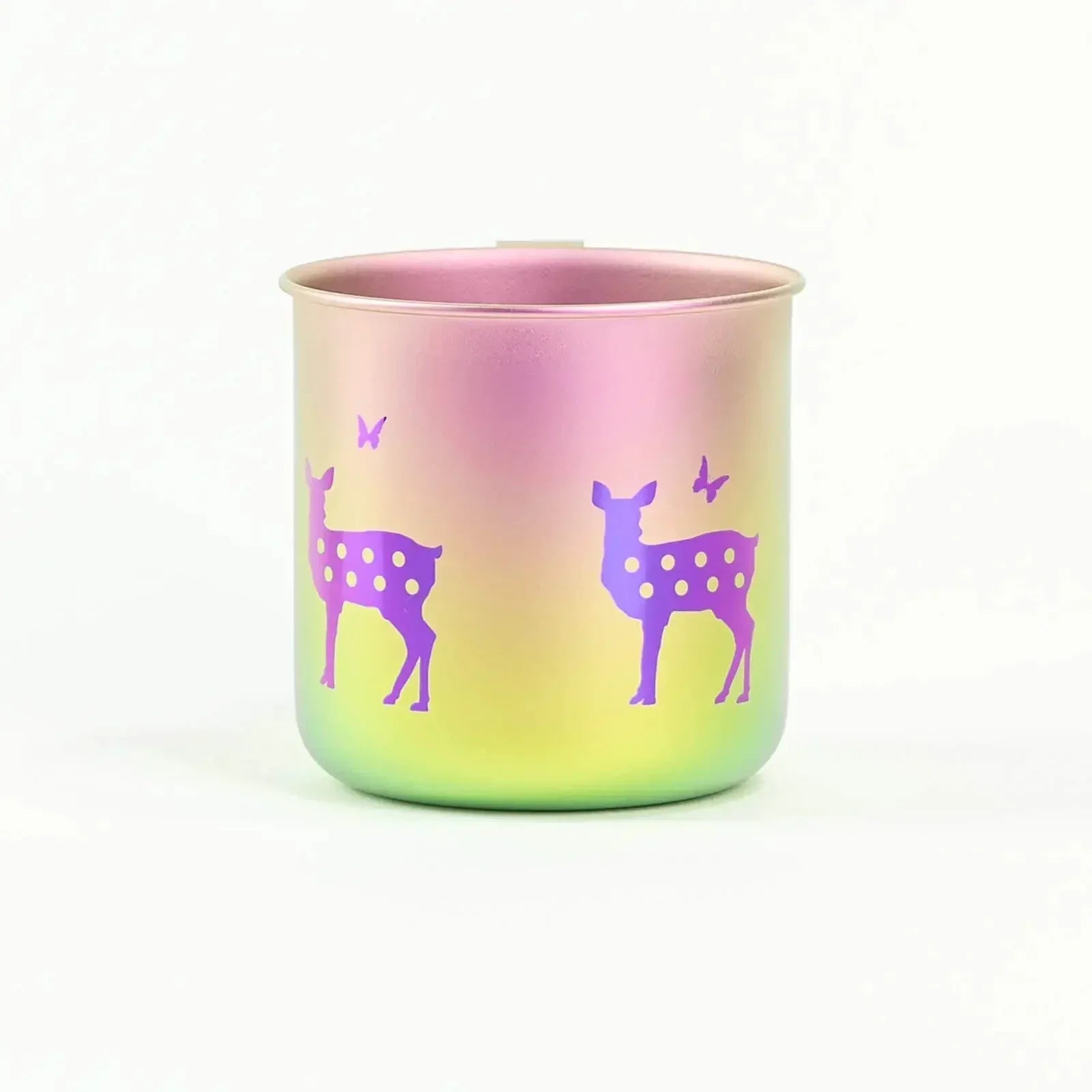HORIE Pure Titanium Deer Mug – Rainbow Gradient HORIE