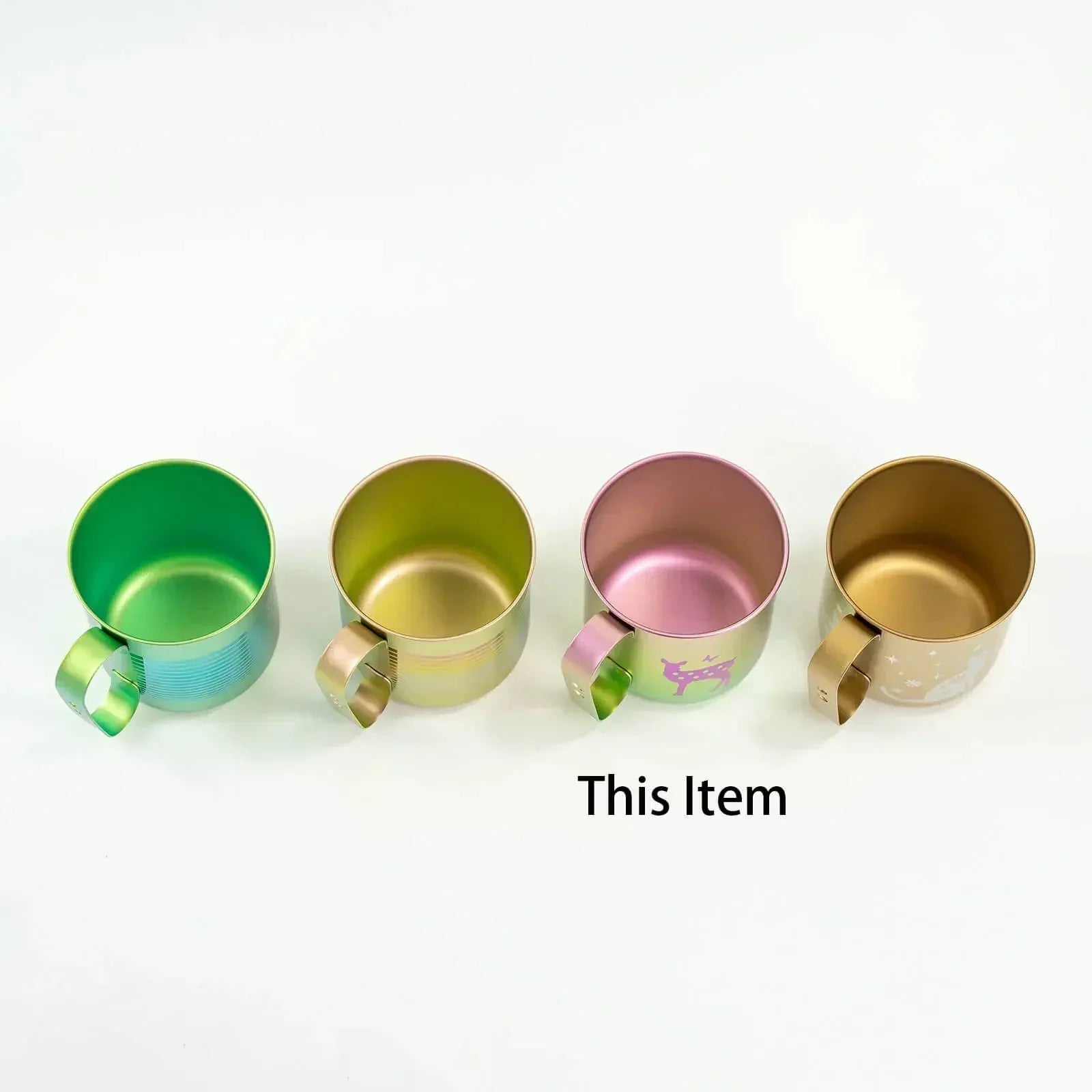 HORIE Pure Titanium Deer Mug – Rainbow Gradient HORIE