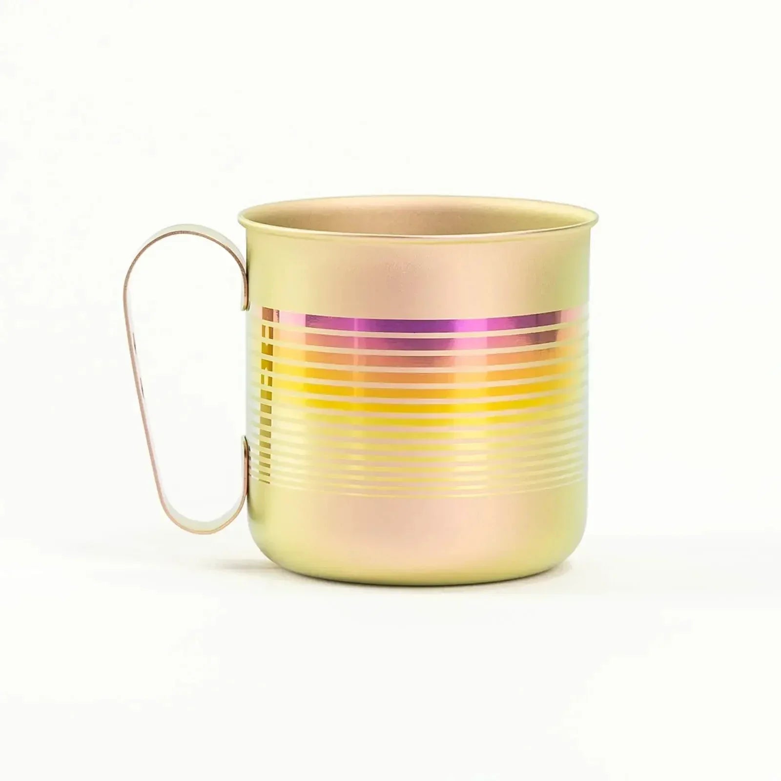 HORIE Pure Titanium Mug – 320ml Rainbow Stripe Gradient HORIE