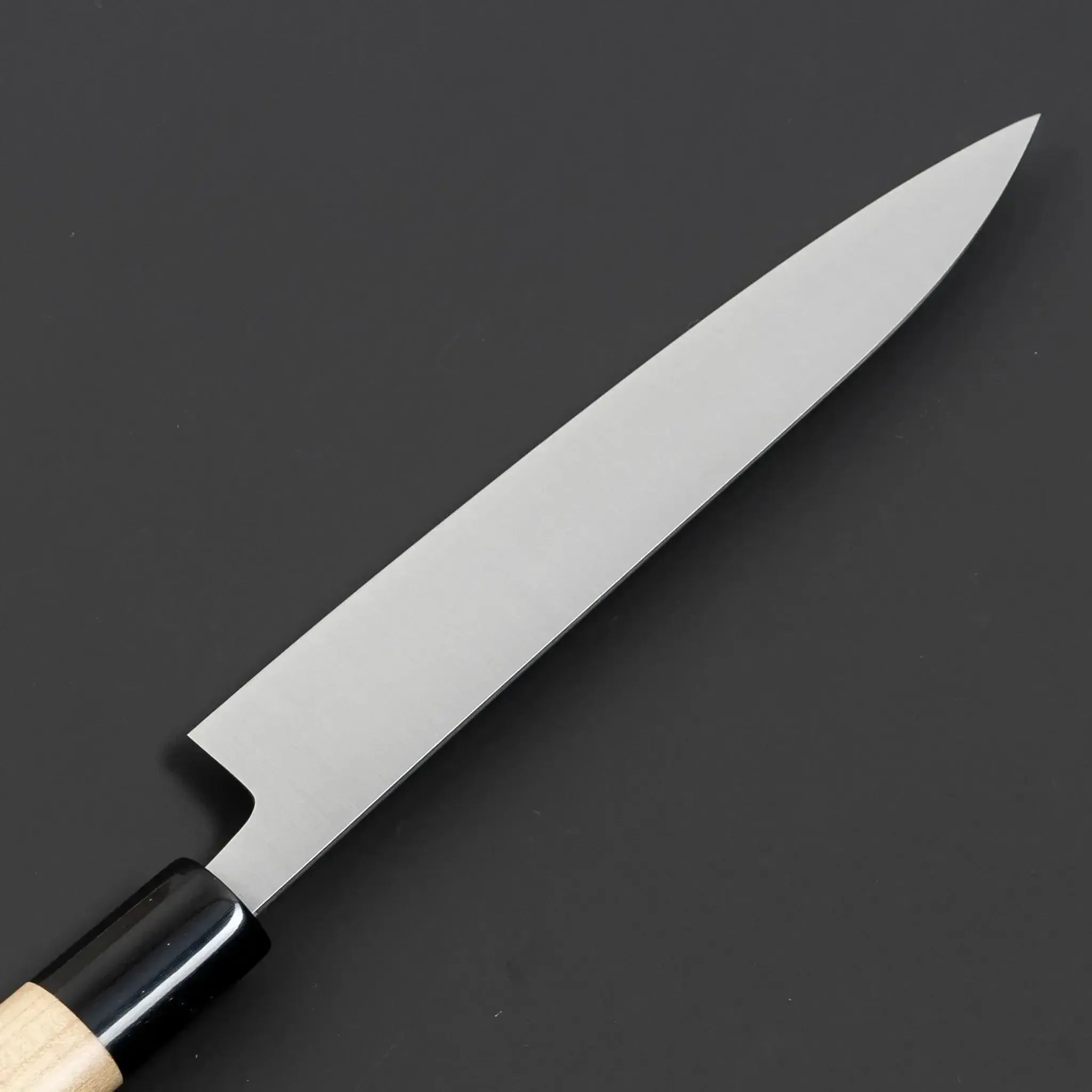Masamoto KS Wa Petty 165mm Knife in Premium White Steel No.2 Blade Back View