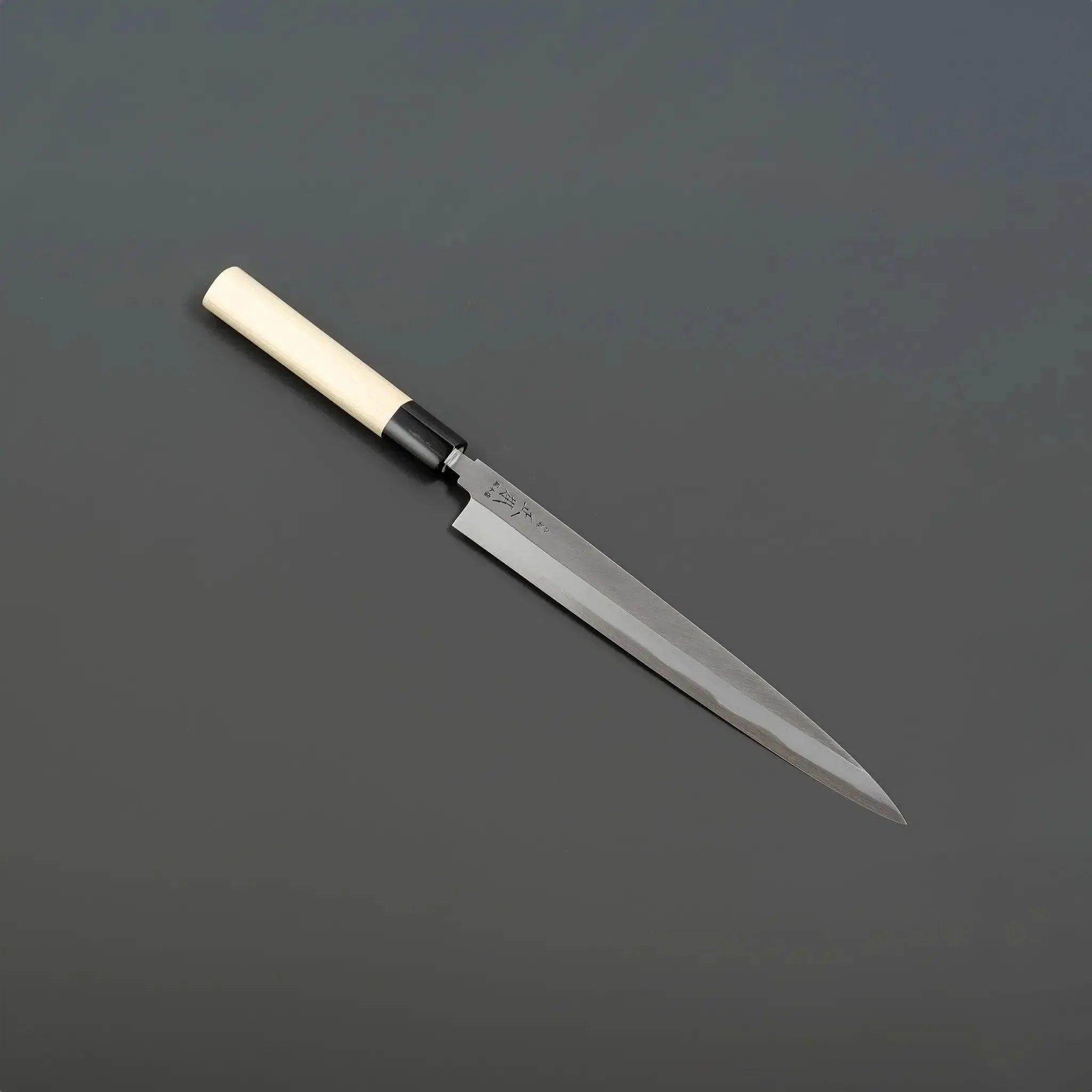 Masamoto KS Series Honkasumi White Steel No.2 Yanagiba Sashimi Knife 240mm