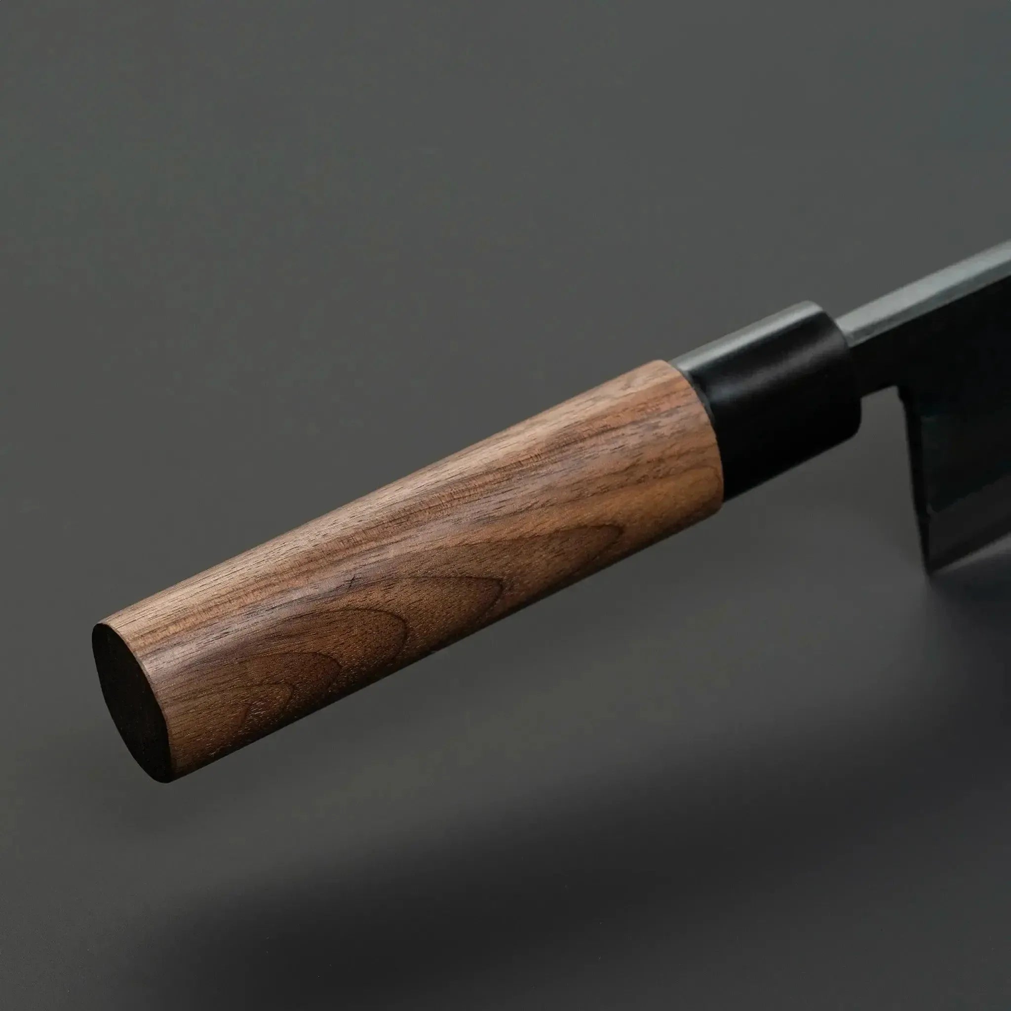 Motokane Blue Steel No.1 Deba Knife 165mm Handle Side View