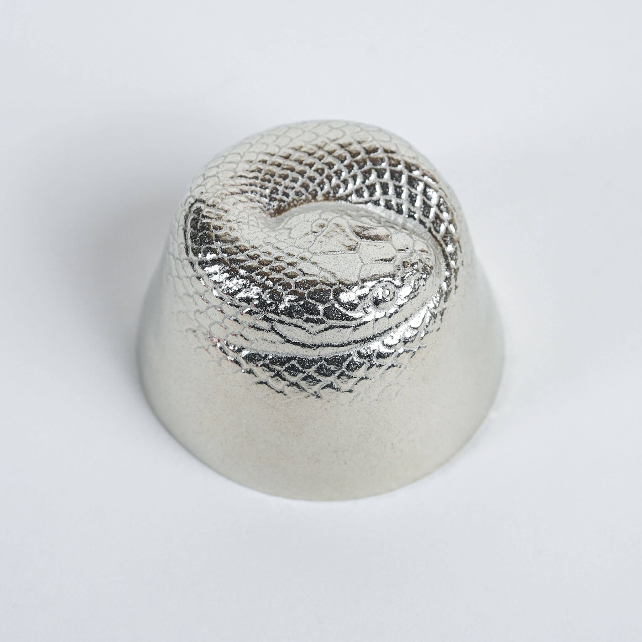 Nousaku Pure Tin Zodiac Sake Cup - Snake Nousaku