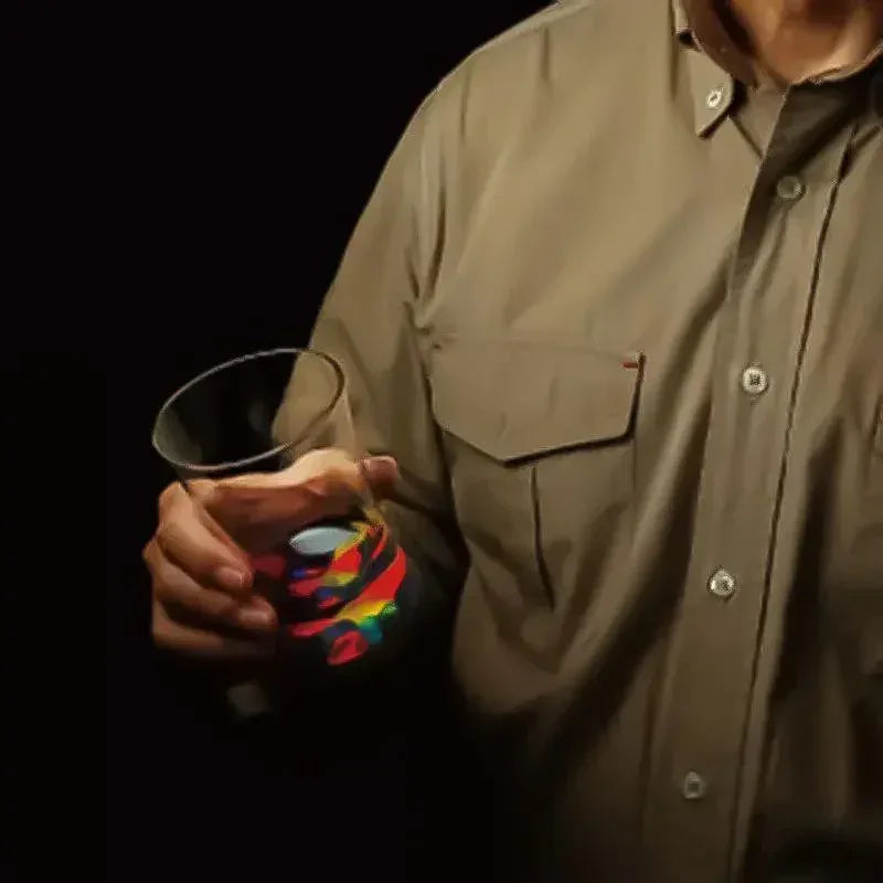 Suntory Stained Glass Whiskey Tumbler - Designed by Go Osaka Suntory