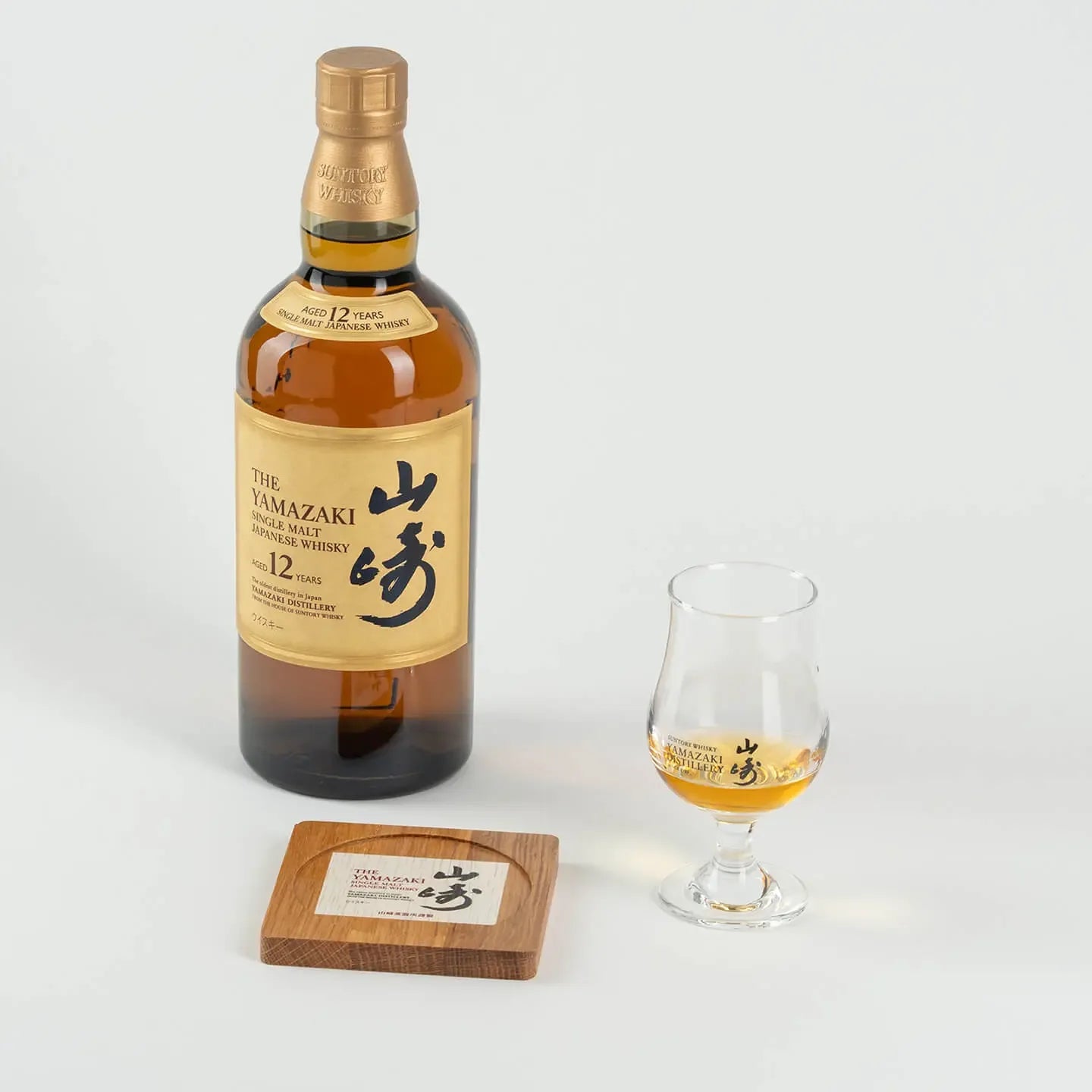 Yamazaki whiskey tasting stem glass in use
